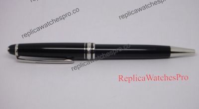 Mont Blanc Replica Pens UK - Meisterstuck Black Barrel Ballpoint Pen